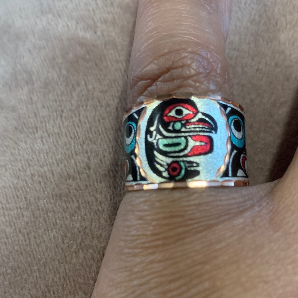 Adjustable Copper Unisex Ring 💍
